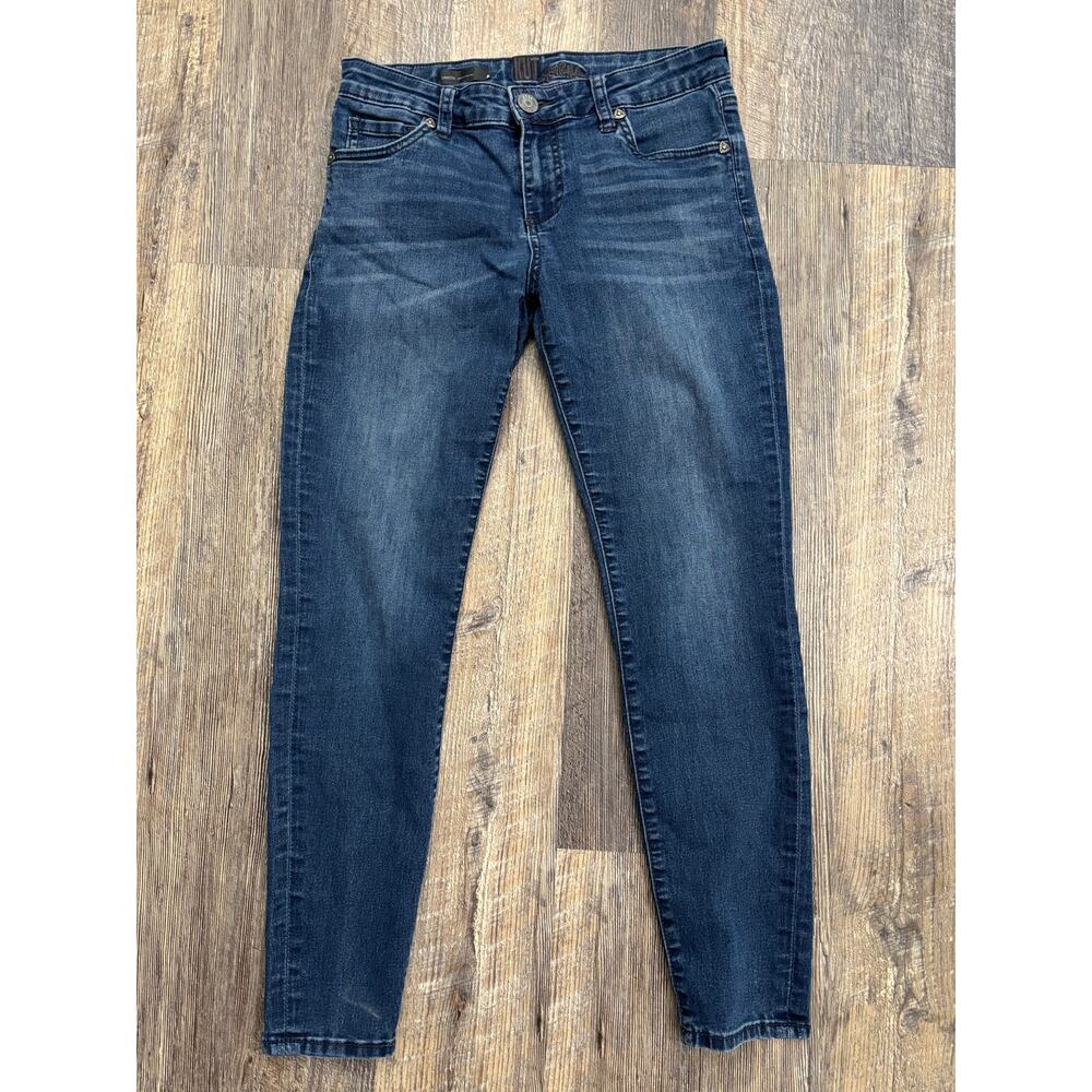 Kut from‎ the Kloth Dakota Ankle Skinny Jeans Dark Wash Denim Womens 4